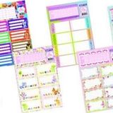 Gıpta Okul Etiketi Gırls Ders Programlı 16x24Cm 3 Yaprak 2942
