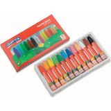 Gıpta Pastel Boya 12 Renk Köşeli K3601 - 001-Renkli
