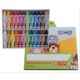 Gıpta Pastel Boya - Üçgen Gövdeli Jumbo Yıkanabilir 14Mm - 24 Renk