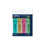 Gipta Pastel Fosforlu Kalem 4Lu