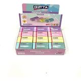 Gıpta Pastel Silgi 24 Adet Paket PVC İçermeyen Toz Bırakmayan 2x4,5 cm Boyut