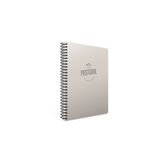 Gıpta Pastoral 17x24 96 Yaprak Plastik Kapak Spiralli Defter (3253) Çizgili Gri