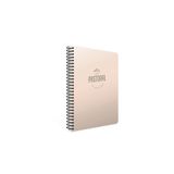 Gıpta Pastoral 17x24 96 Yaprak Plastik Kapak Spiralli Defter (3253) Çizgili Ten Rengi