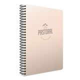 Gıpta Pastoral 17x24 cm Spiralli Plastik 72 Yaprak Çizgili Kapak Defter