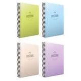 Gıpta Pastoral 3 Kareli + 1 Çizgili Pp Kapak 96 Yaprak A4 Spiralli Defter