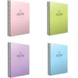 Gıpta Pastoral 4'lü 96 Yaprak A4 Spiralli Pp Seti Çizgili Kapak Defter