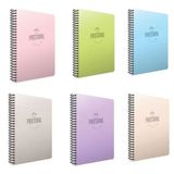 Gıpta Pastoral 60 Yaprak A4 Spiralli Pp. Kapak Çizgili 6'lı Defter