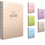 Gıpta Pastoral A4 Spiralli Pp Kapak Defter 96 Yaprak Kareli 3245 (12 Li Paket)