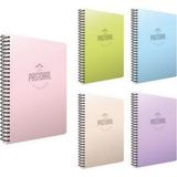 Gıpta Pastoral Spiral A4 72 Yaprak 3 Kareli 2 Çizgili Defter