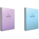 Gıpta Pastoral Spiralli A4 72 Yaprak Pp Kapak Çizgili 2'li Defter