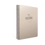 Gıpta Pastoral Spiralli Defter, A4, 144 Yaprak, Kareli, Sert PP Kapak, Karışık Renkler
