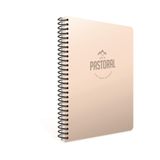 Gıpta Pastoral Spiralli Defter, A4, 200 Yaprak, Kareli, Karışık Renk