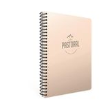 Gıpta Pastoral Spiralli Defter, A4, 200 Yaprak, Kareli, Karışık Renk