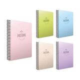 Gıpta Pastoral Spiralli PP Kapak 96 Yaprak Okul Defteri 3 Kareli + 2 Çizgili 5'li Set 17x24