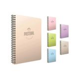 Gıpta Pastoral Spiralli PP Kapak A4 120 Yaprak Kareli Okul Defteri 4'lü Set