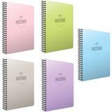 Gıpta Pastoral Spiralli PP Kapak A4 96 YP Çizgili Defter