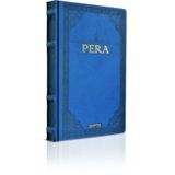 Gıpta Pera 17x24 150 Yaprak Deri Kapak Ciltli Defter (1993) Çizgisiz Lacivert