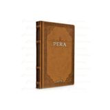 Gıpta Pera 17x24 150 Yaprak Deri Kapak Ciltli Defter (1993) Çizgisiz Taba