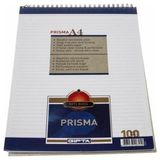 gıpta prisma bloknot a-4 spiralli karton kapak 100 yaprak çizgili 3-1376000-2181 - Karışık - Not Defteri