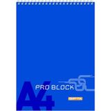 gıpta pro block a4 spiralli karton kapak bloknot (not defteri) 40 yaprak kareli (12 li paket) 1398 - Karışık