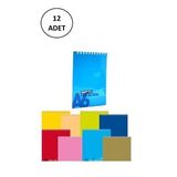 Gıpta Pro Block A6 Spiralli Karton Kapak Bloknot (Not Defteri) 40 Yp. Kareli 12 Adet