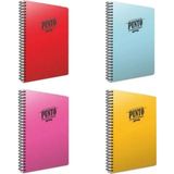 Gıpta Punto Spiralli A4 60 Yap Pp Kapak Çizgili 4'lü Defter