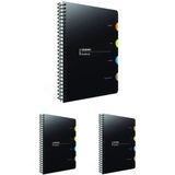 Gıpta Quadro 3'lü 17x24 150 Yaprak Çizgili Defter