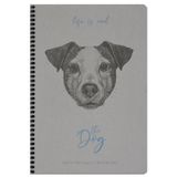 Gıpta Safe Notes Kırmızı Çiçek Spiralli Sert Kapak 120 Yaprak 17x24 cm Noktalı Spiralli Defter