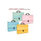 Gıpta Saplı Kutu Klasör 25x35 Pastel Karışık Renkler 2541