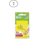Gıpta Şeffaf Postit 76X51 Yarı Saydam Neon Sarı 50 Yaprak