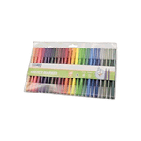 Gıpta Sketch Marker Fırça Uç+24 Renk Çift Uçlu Fineliner Keçe Uç Kalem Pvc Çantalı