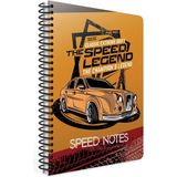 Gıpta Speed Notes Not Defteri - Spiralli - A6 - 80 Yp - Çizgili - Model 1