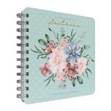 Gıpta Start Spiralli Su Yeşili Sert Kapak 100 Yaprak 16*16 Noktalı Defter