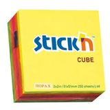 Gıpta Stickn 50x50 mm Neon 5 Renk Küp 250 Yaprak Yaprak Not Defteri