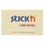 Gıpta Stickn 76x127 mm Pastel Sarı Çizgili 100 Yaprak Not Defteri