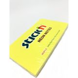 Gıpta Stıck'n Neon Not Kağıdı 76 x 127 mm Sarı