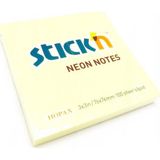 Gıpta Stıck'n Neon Not Kağıdı 76 x 76 mm Sarı
