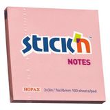 Gıpta Stickn Yapışkanlı Not Kağıdı 100 Yaprak Pastel Pembe 76 x 76 mm Ofis ve Okul Kullanımı İçin