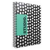Gıpta Studio A4 80 Yaprak Çizgili Spiralli Karton Kapaklı Defter