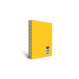 Gıpta Tb A4 200 Yaprak 4+1 Bölmeli Plastik Kapak Spiralli Defter Koyu Sarı (2201)