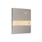 Gıpta The Book Pastel 20x28 120 Yaprak 4 Bölmeli Sert Kapak Ciltli Defter (3303) Kareli Pastel Gri