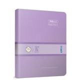 Gıpta The Book Pastel 20x28 400 Yaprak 4 Bölmeli Sert Kapak Ciltli Defter (3486) Kareli Pastel Mor