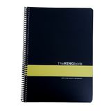 Gıpta The Ring Book Sarı Şeritli Pp Kapak 80 Yaprak A4 Kareli Spiralli Defter