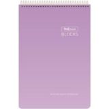 Gıpta Thebook Blocks A4 Spiralli Sert Kapak 100 Yaprak Çizgisiz - Renkli Defter