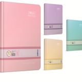 Gıpta Thebook Pastels İp Dikişli Sert Kapak Defter 20X28Cm 160 Yaprak Çizgili 3036 (Karışık Renk 1 Adet)