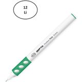 Gıpta Thick 0.4 mm Fineliner Yeşil Keçeli Kalem 12'li