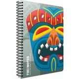 Gıpta Tiki Notes Spiralli Karton Kapak A4 80 Yaprak Kareli Defter