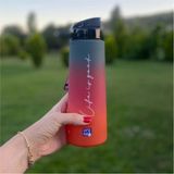 Gıpta Tritan Matara 730 ML Siyah-Turuncu Renk Sızdırmaz Tasarıma Sahip Kullanışlı