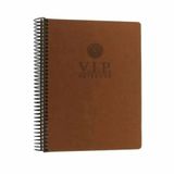 Gıpta V.İ.P. Spiralli Taba Deri Kapak 140 Yaprak A4 Kareli Defter