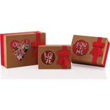 gıpta valentines rectangular witc 3 lü hediye kutusu seti bx0053 - Yok